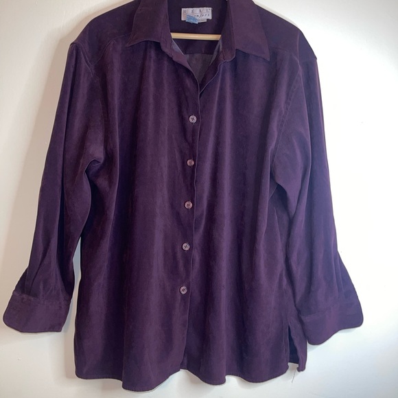 Purple Button Down Shirt - Picture 6 of 8